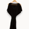 Online IKKS Robe e avec dentelle - Taille XS/34 Noir