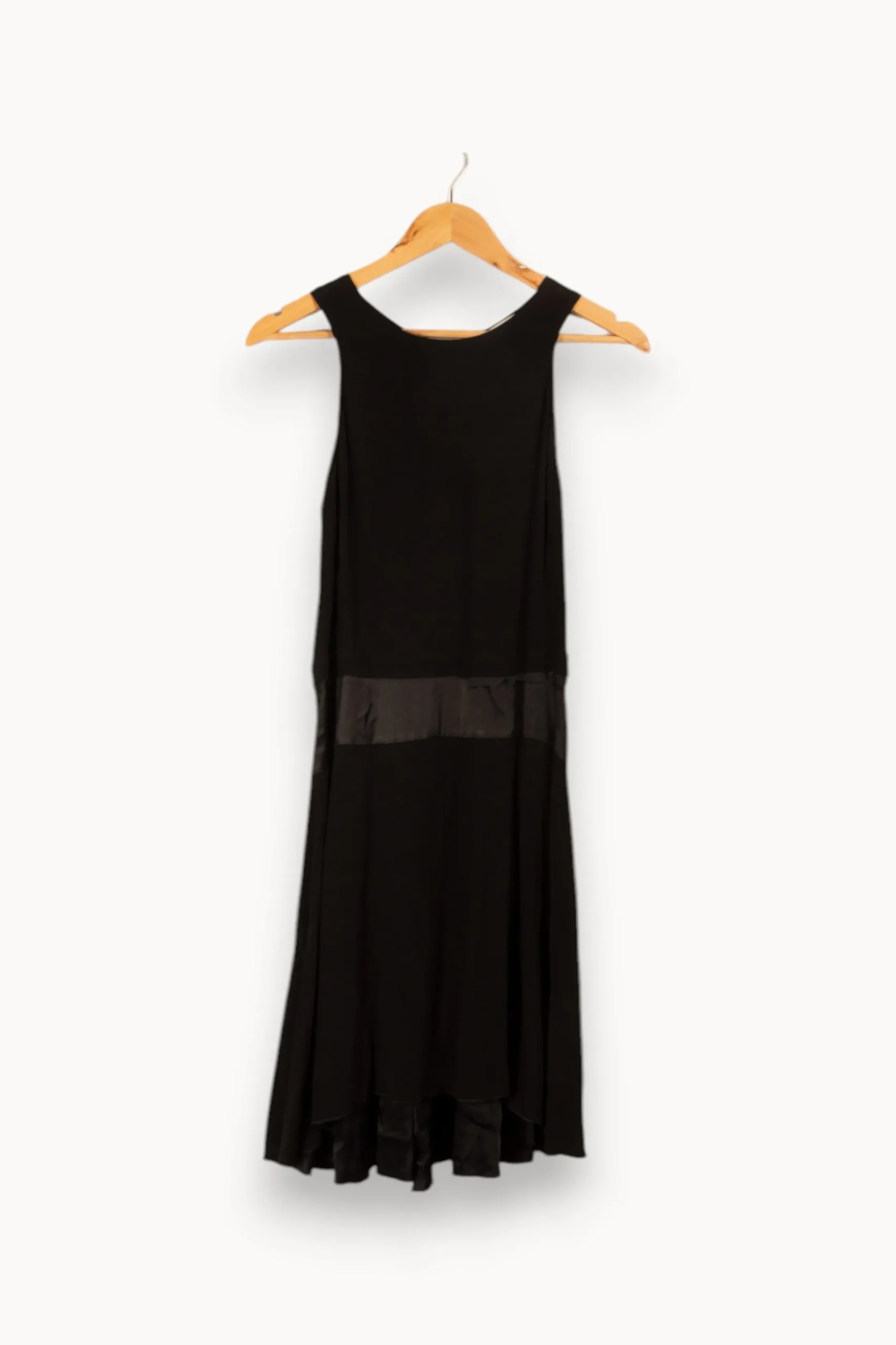 Cheap Maje Robe e en satin - Taille S/36 Noir