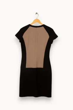 Store Caroll Robe noire et beige Maison 123 - Taille S/36 Rouge