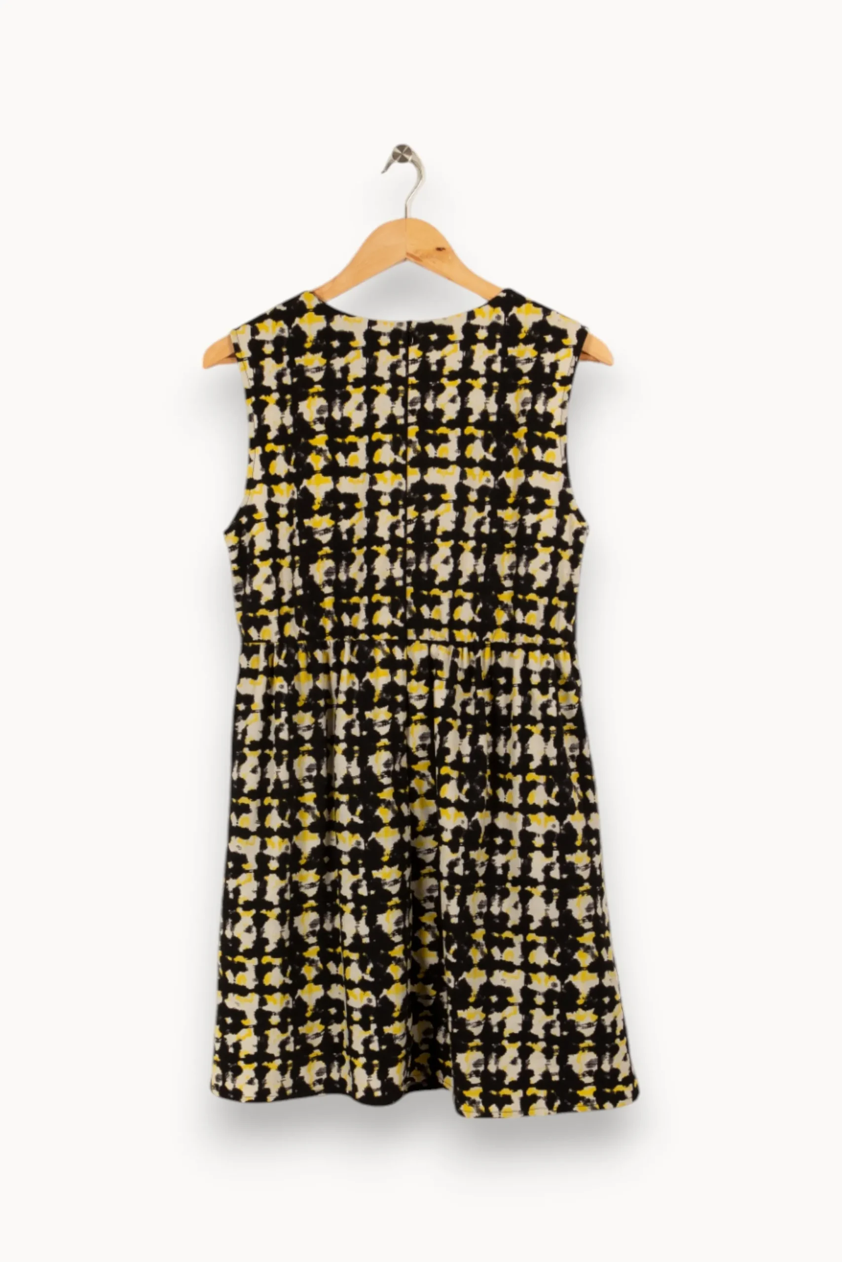 Outlet Suncoo Robe noire et jaune à motifs - Taille L/40 Multicolore