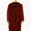 Cheap One Step Robe à motifs - Taille XXL/44 Orange