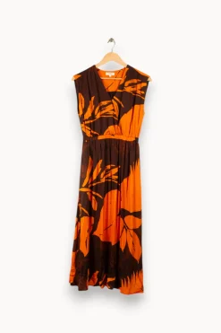 Clearance Caroll Robe à motifs - Taille S/36 Orange