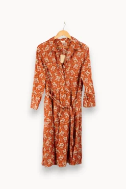 Discount Pablo Robe fleurie - Taille M/38 Orange