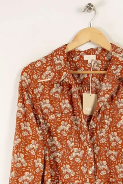 Discount Pablo Robe fleurie - Taille M/38 Orange