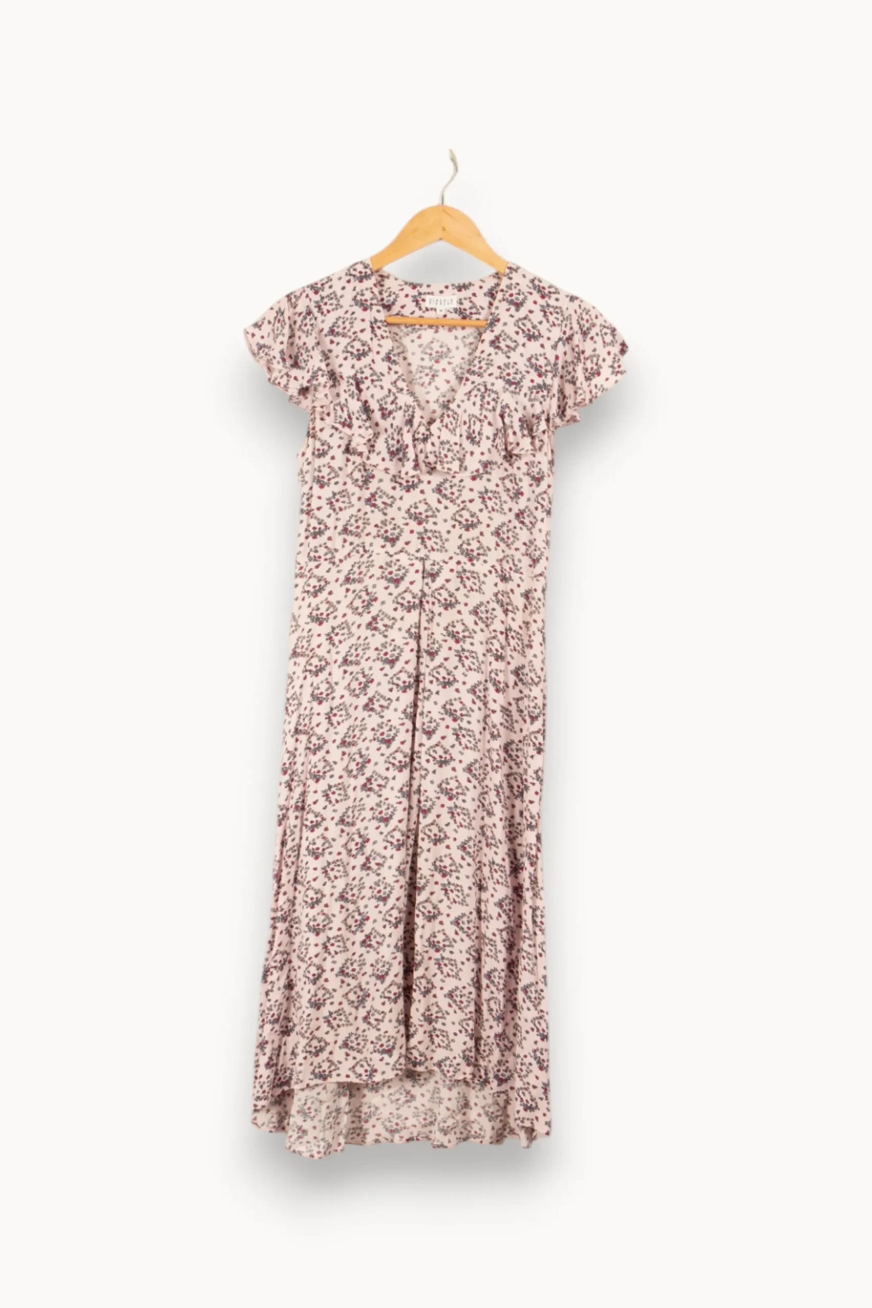 Best Sale Claudie Pierlot Robe à motifs - Taille M/38 Rose