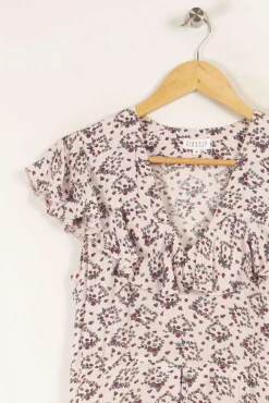 Best Sale Claudie Pierlot Robe à motifs - Taille M/38 Rose