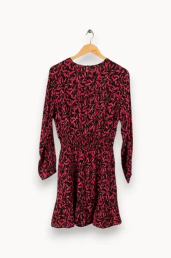 Clearance Bizance Robe rose à motifs - Taille M/38 Multicolore