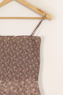Outlet The Kooples Robe rose et grise à motifs - Taille XS/34 Multicolore