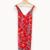 Sale One Step Robe à motifs - Taille M/38 Rouge
