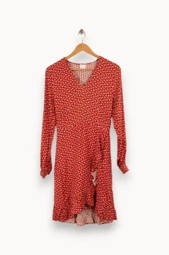 Cheap Karl Marc John Robe à motifs - Taille S/36 Rouge