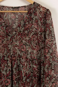 Clearance IKKS Robe à motifs - Taille M/38 Rouge