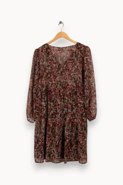 Clearance IKKS Robe à motifs - Taille M/38 Rouge