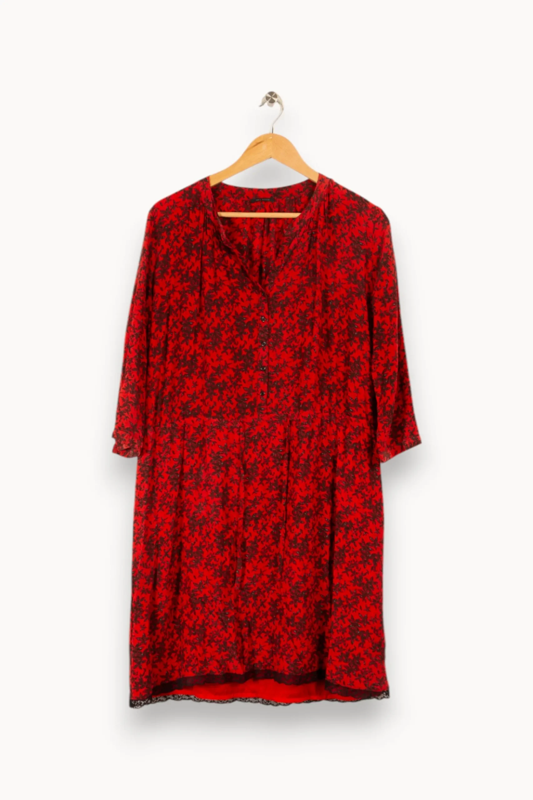 Shop IKKS Robe - Taille XL/42 Rouge