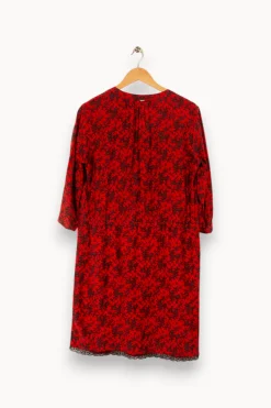 Shop IKKS Robe - Taille XL/42 Rouge