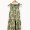 Clearance One Step Robe e à motifs - Taille L/40 Vert