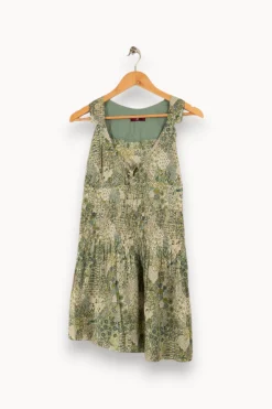 Clearance One Step Robe e à motifs - Taille L/40 Vert