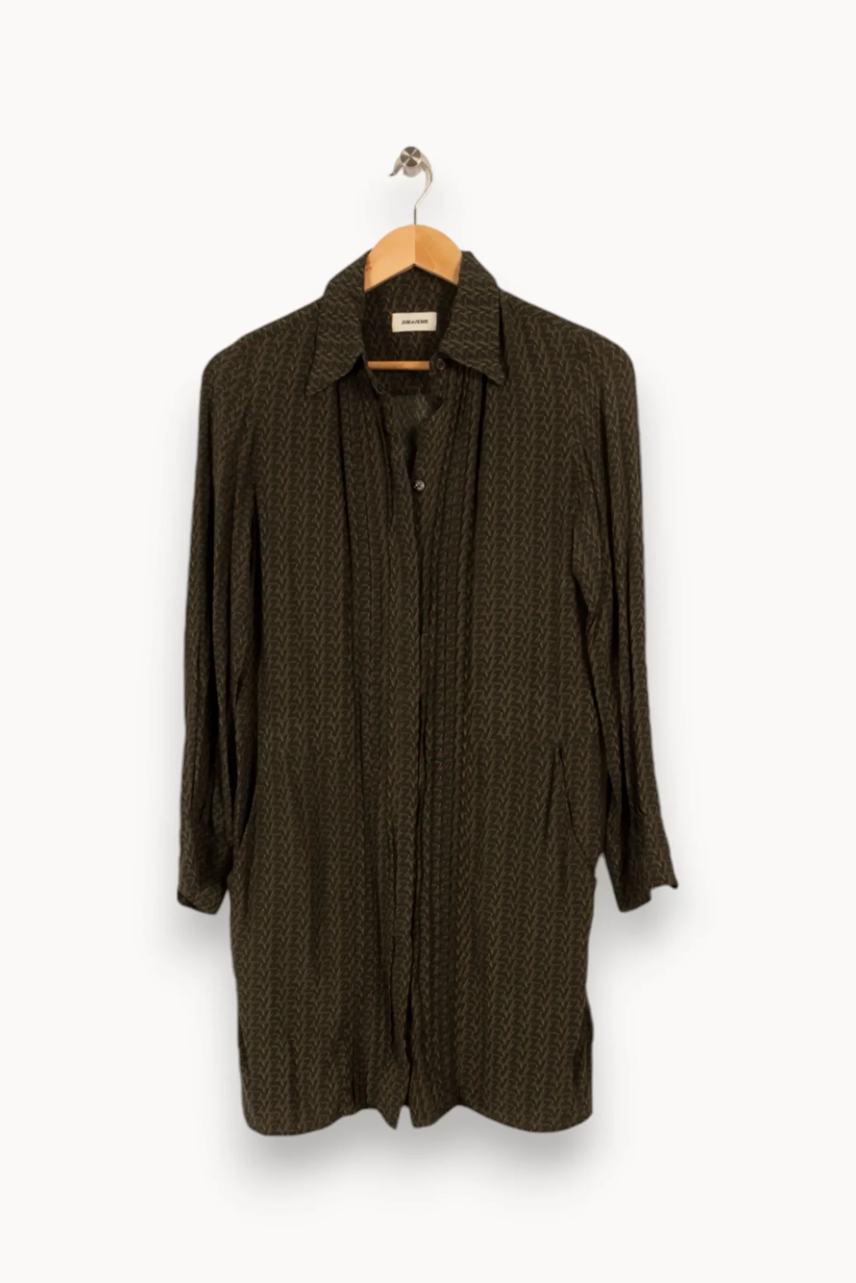 Cheap Zadig&Voltaire Robe e à motifs - Taille S/36 Vert