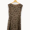 Fashion Comptoir des Cotonniers Robe e à motifs - Taille S/36 Vert