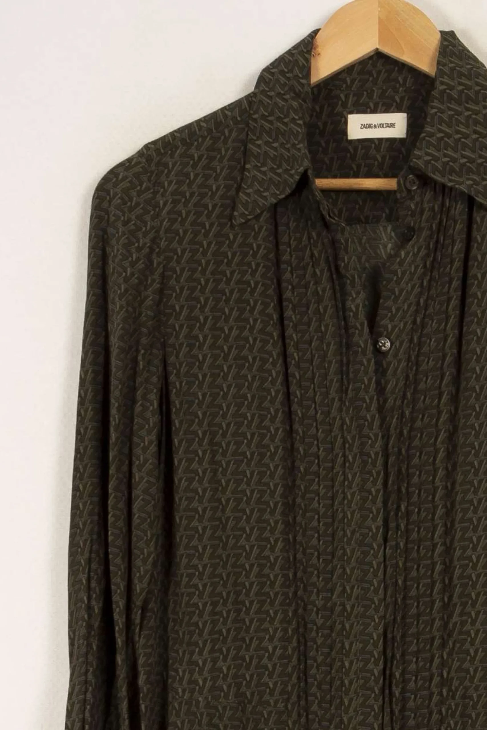 Cheap Zadig&Voltaire Robe e à motifs - Taille S/36 Vert