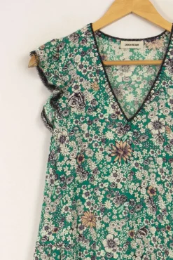 Best Zadig&Voltaire Robe e à motifs - XS / 34 Vert