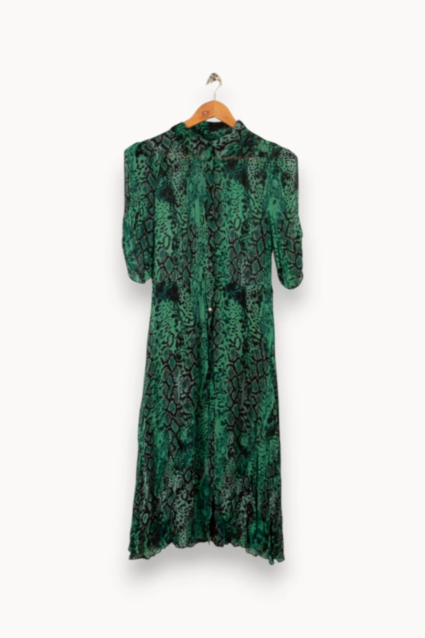 Store ba&sh Robe e - Taille L/40 Vert