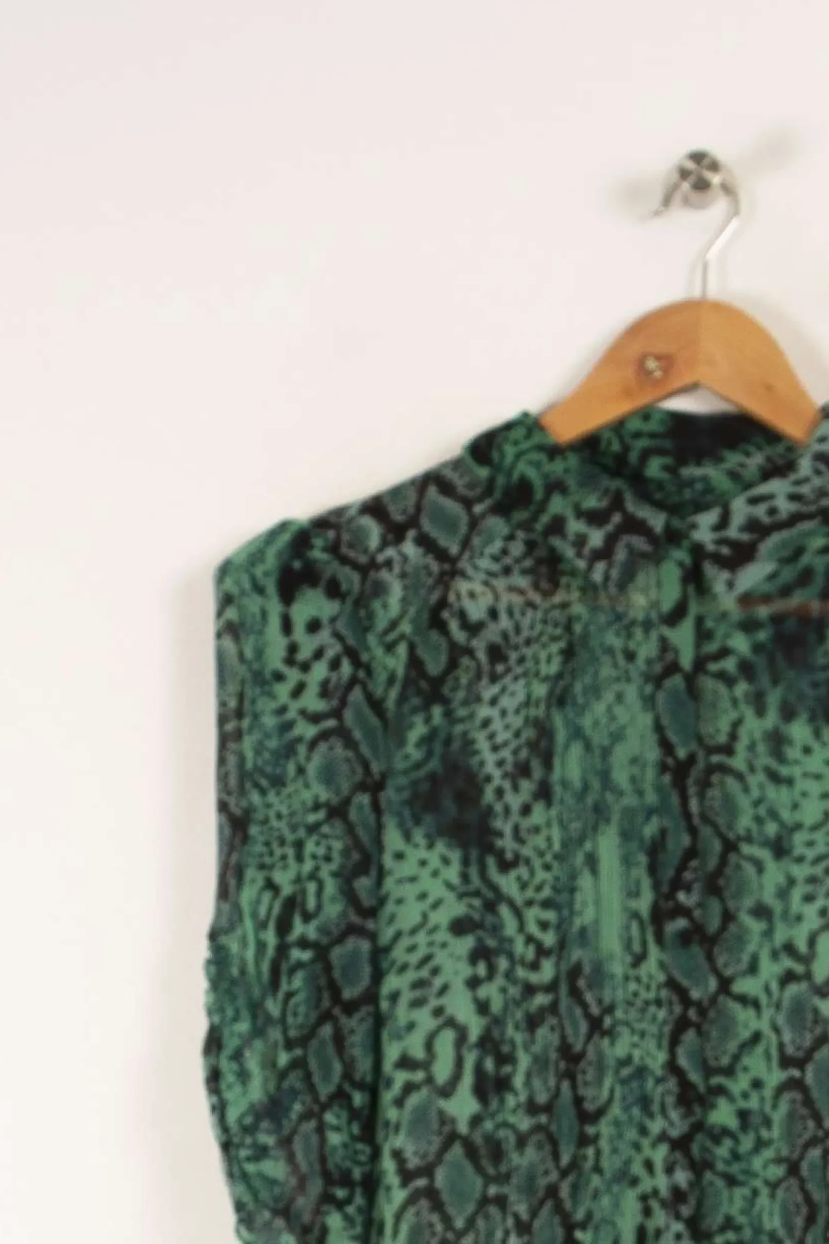 Store ba&sh Robe e - Taille L/40 Vert