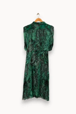 Store ba&sh Robe e - Taille L/40 Vert