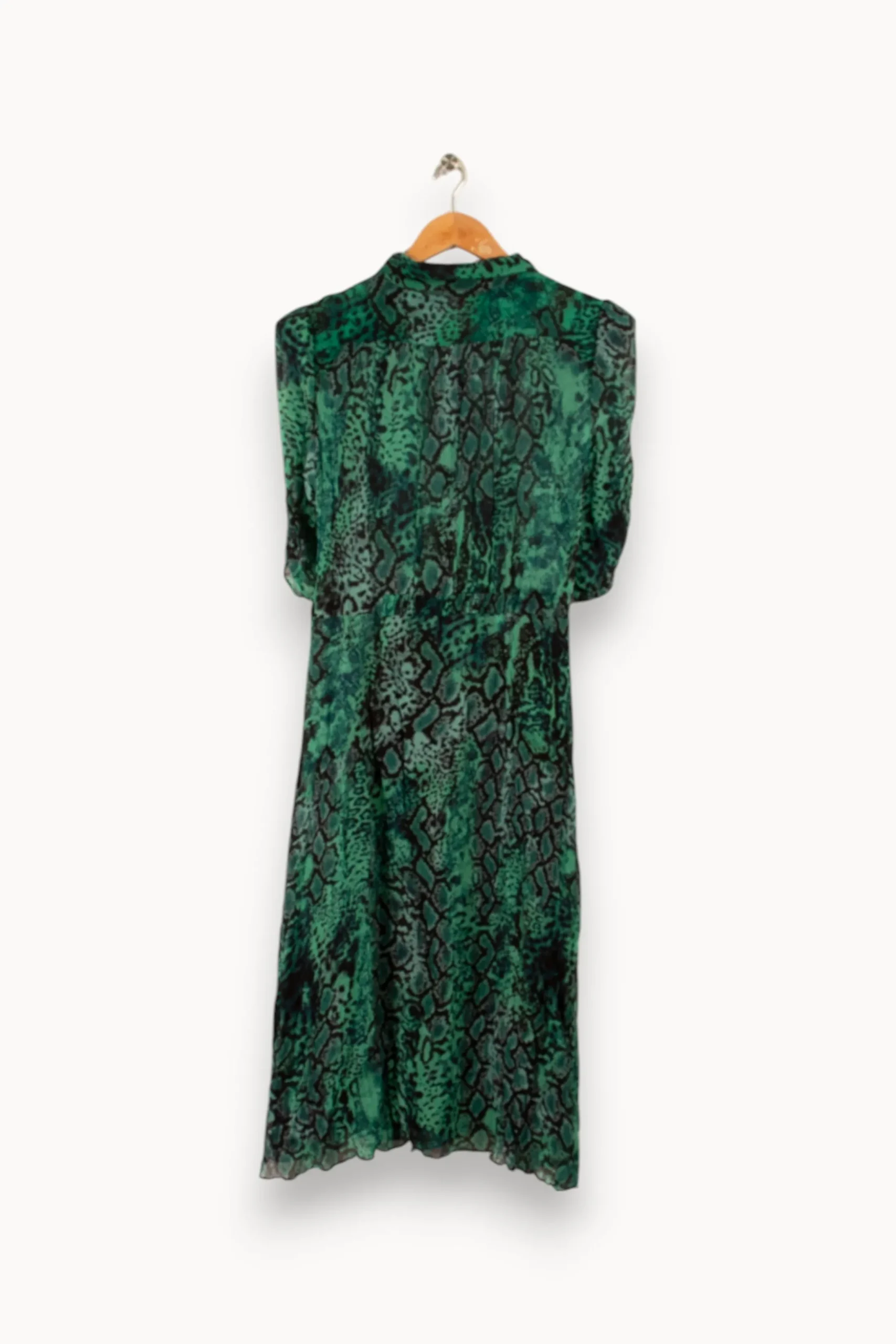 Store ba&sh Robe e - Taille L/40 Vert