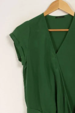 Best IKKS Robe e - Taille XS/34 Vert