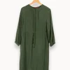 Best Comptoir des Cotonniers Robe e en soie - Taille L/40 Vert