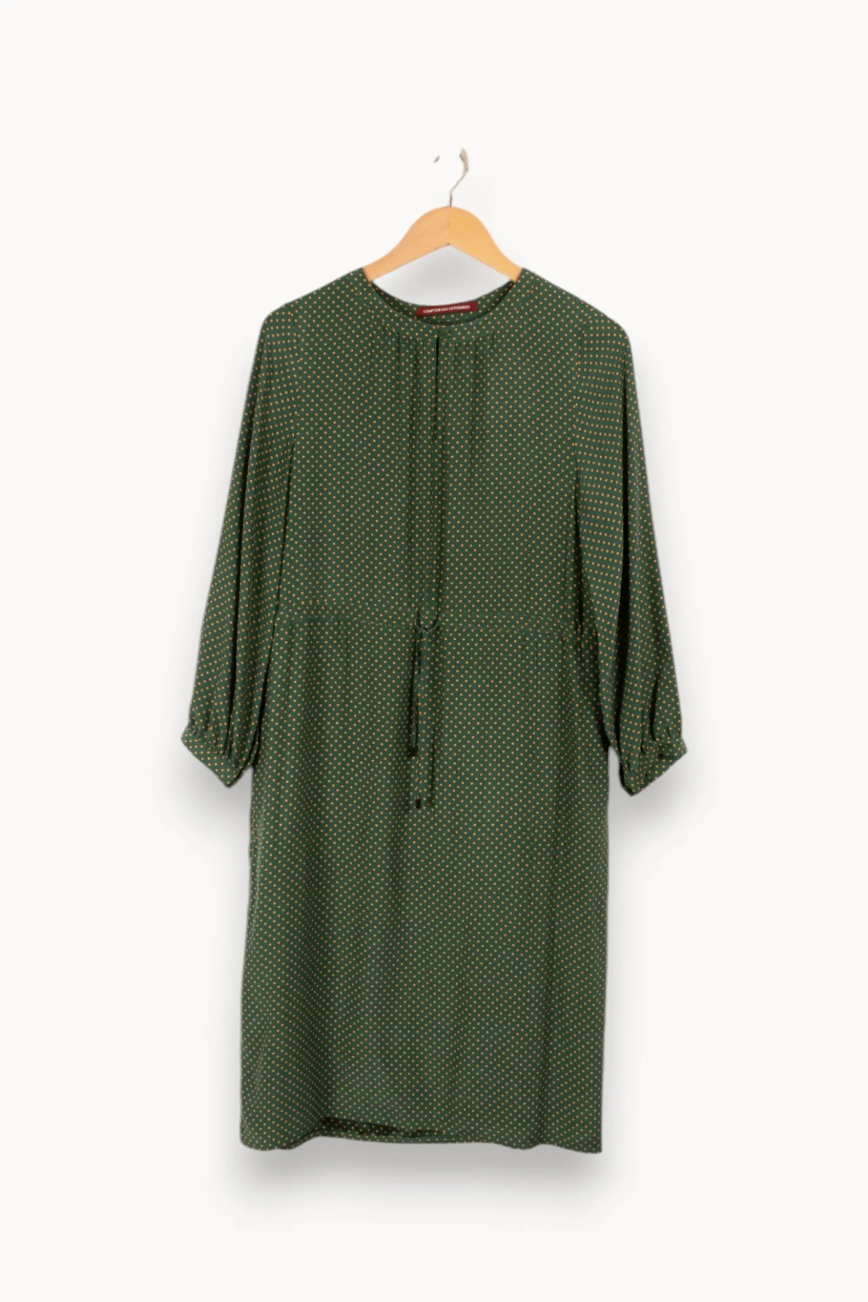 Best Comptoir des Cotonniers Robe e en soie - Taille L/40 Vert