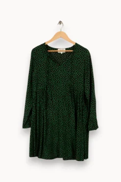 Hot Sud express Robe e et noire - Taille M/38 Vert