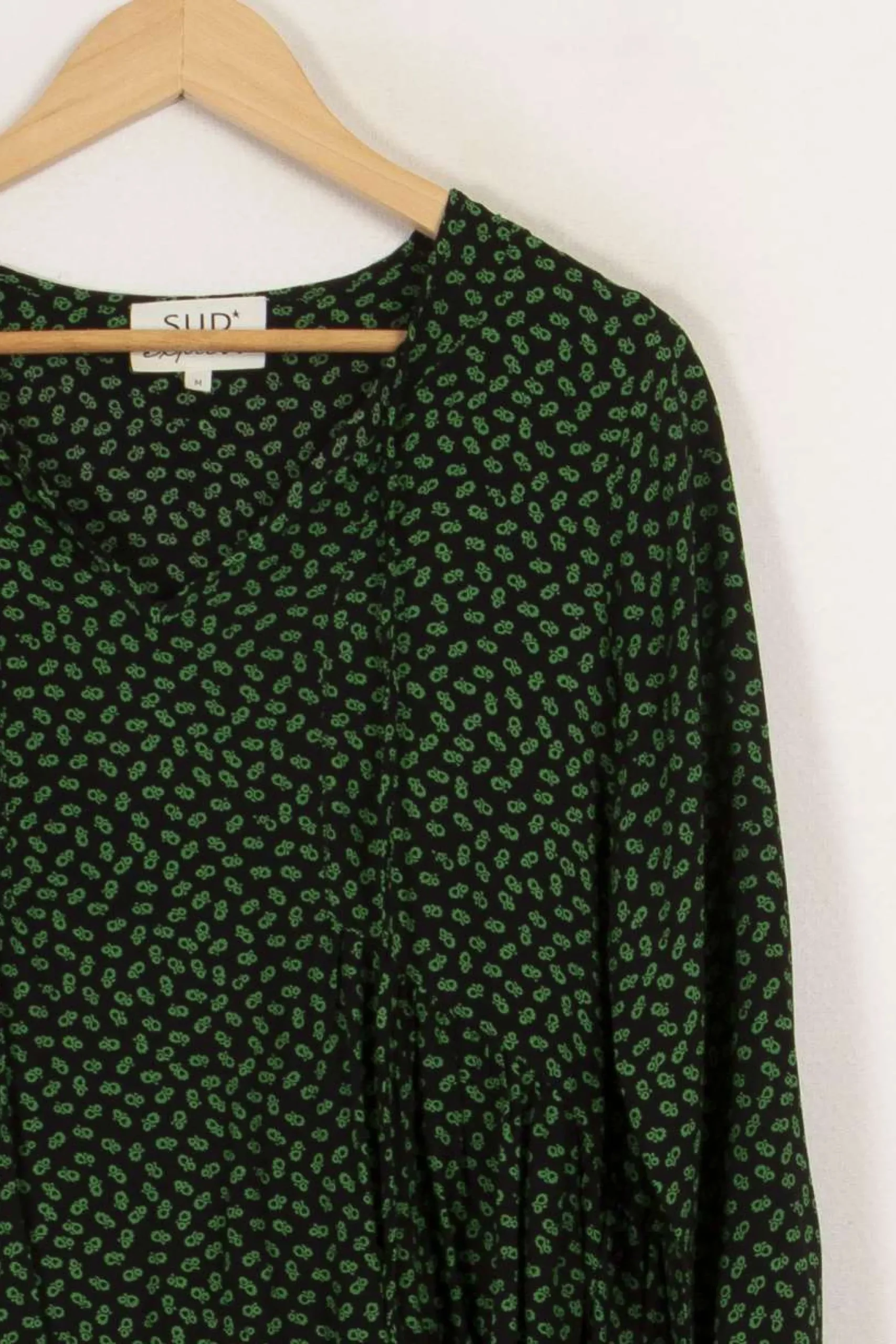 Hot Sud express Robe e et noire - Taille M/38 Vert