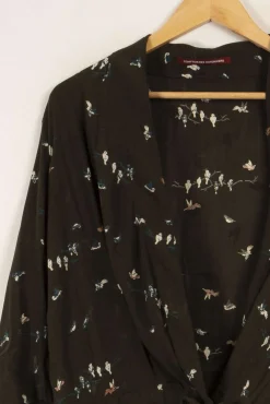 Store Comptoir des Cotonniers Robe e foncée à motifs - Taille M/38 Vert