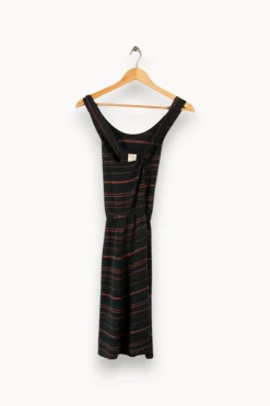 Online Des petits hauts Robe e foncée rayée - Taille S/36 Vert