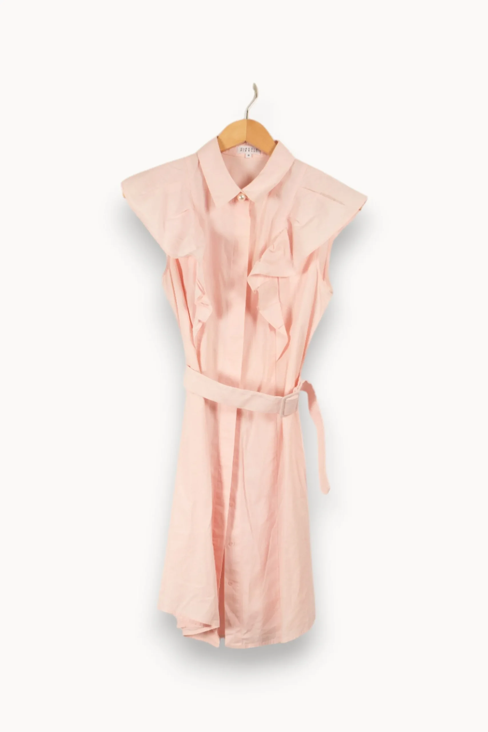 Fashion Claudie Pierlot Robe-chemise - Taille S/36 Rose