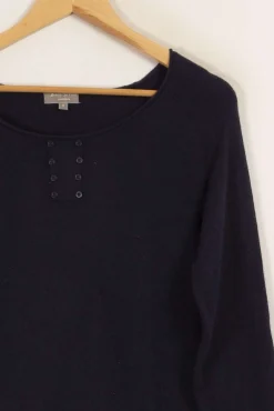 Store Marie Sixtine Robe-pull foncé - Taille S/36 Bleu