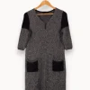 Fashion Bérénice Robe-pull e - Taille S/36 Bleu