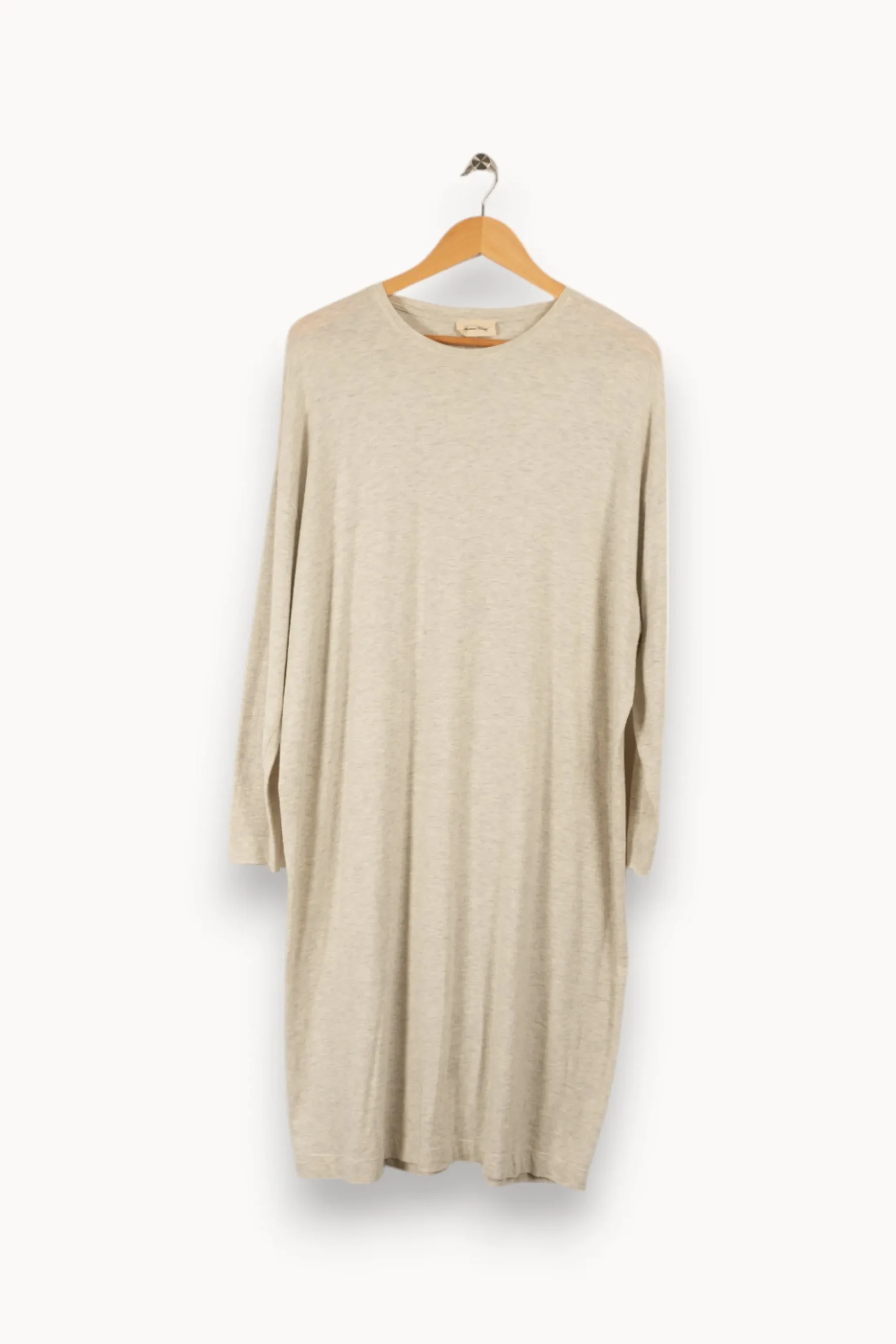Discount American Vintage Robe-pull e - Taille L/40 Gris