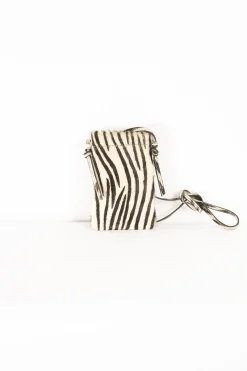 Best Petite Mendigote Sac À Bandoulière Zèbre - T.U. Blanc
