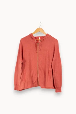 Clearance I.Code Sweat à capuche brillant - Taille M/38 Rose