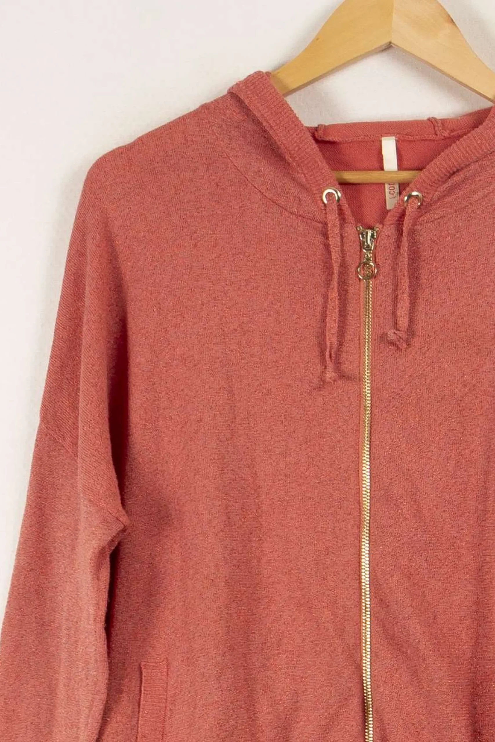 Clearance I.Code Sweat à capuche brillant - Taille M/38 Rose