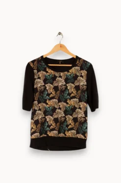 Discount Maison 123 Sweat à manches courtes - Taille M/38 Multicolore