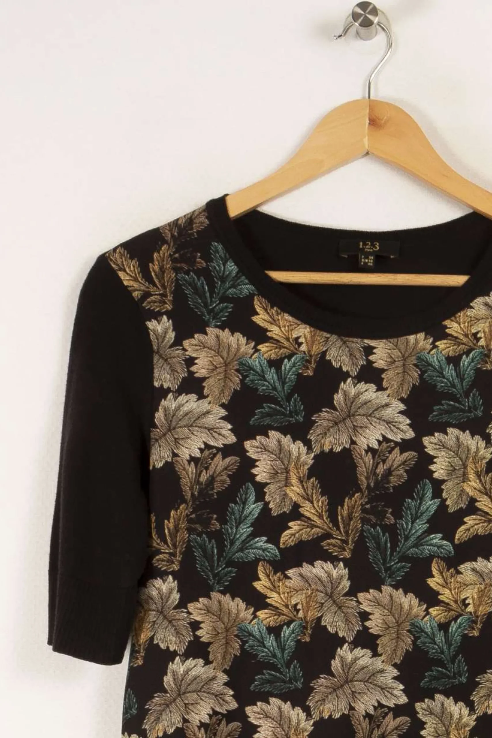 Discount Maison 123 Sweat à manches courtes - Taille M/38 Multicolore