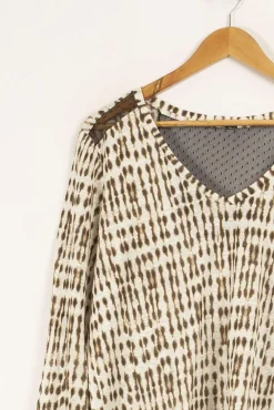 Fashion One Step Sweat à motifs - Taille XL/42 Beige
