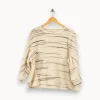 New ba&sh Sweat blanc à motifs - Taille S/36 Multicolore