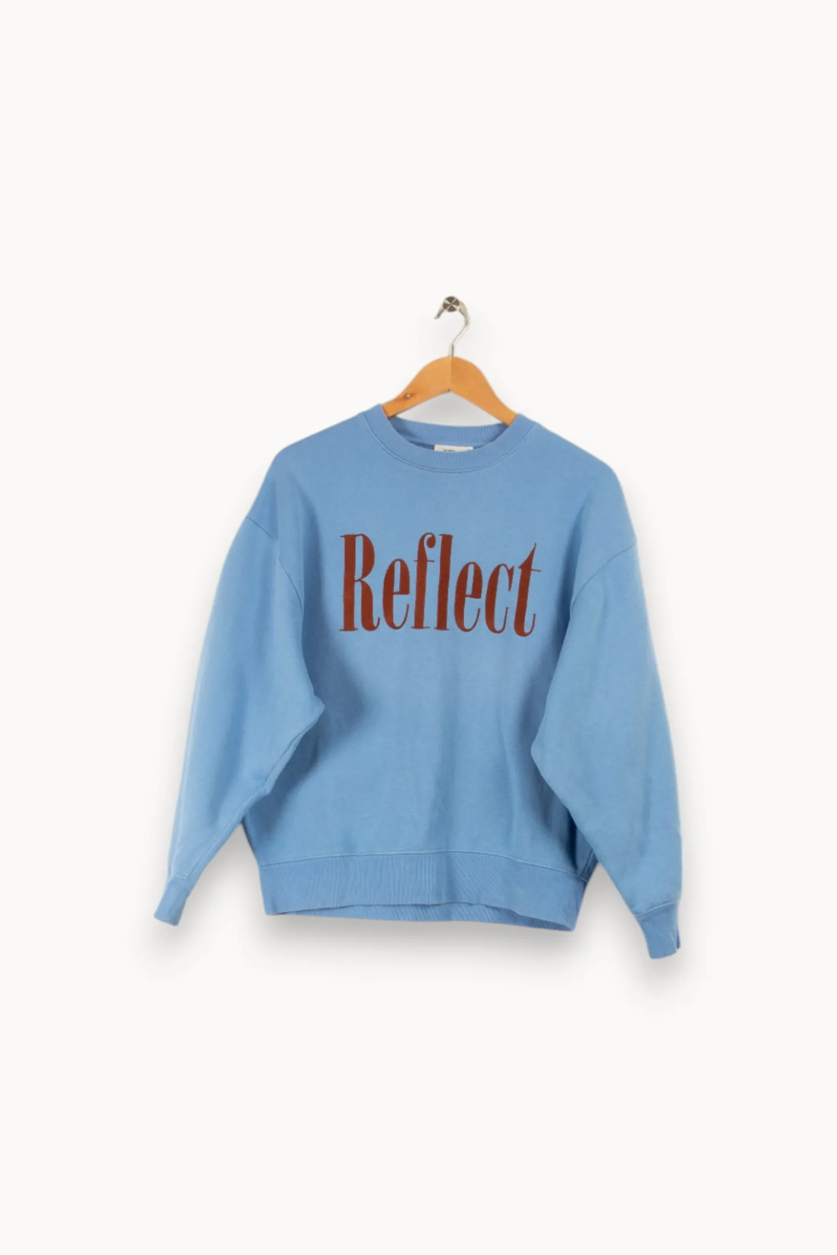 Best Sale Closed Sweat avec inscription - Taille S/36 Bleu