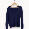 Discount Sud express Sweat foncé - Taille S/36 Bleu