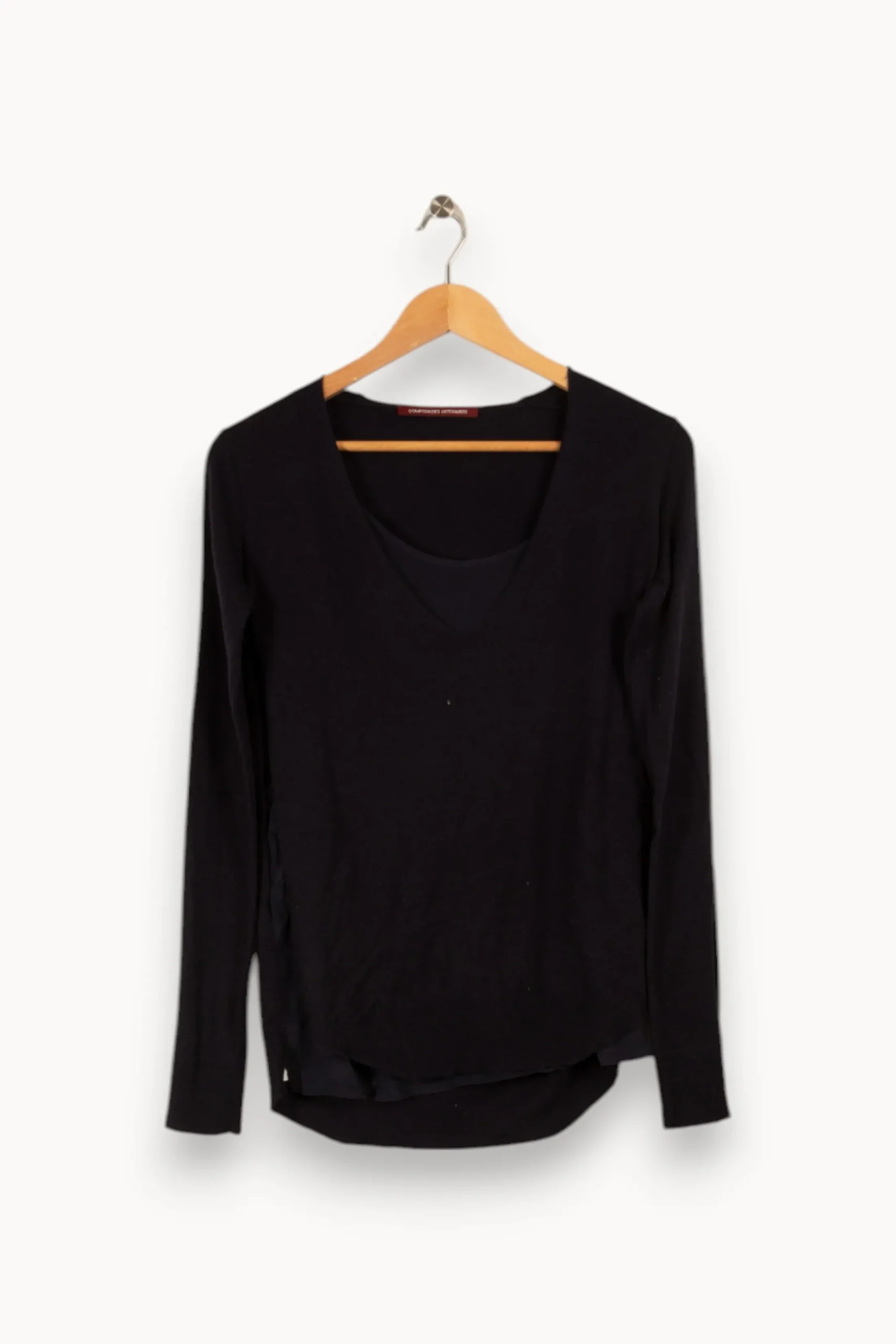Discount Comptoir des Cotonniers Sweat foncé - Taille S/36 Bleu