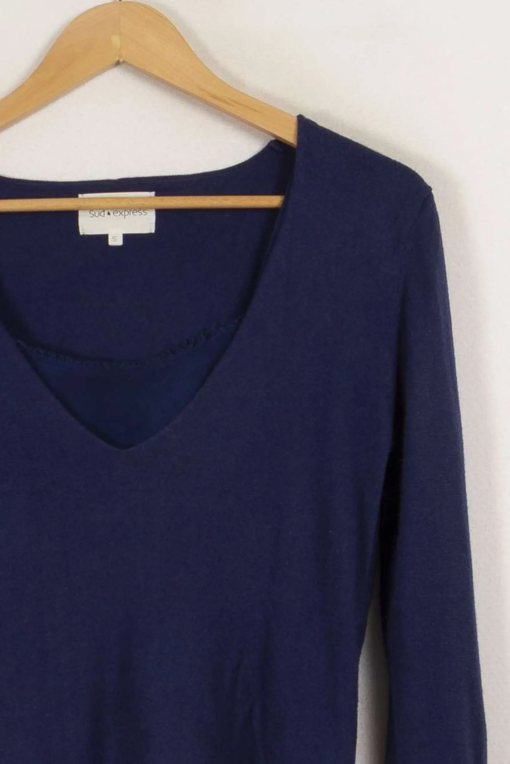 Discount Sud express Sweat foncé - Taille S/36 Bleu